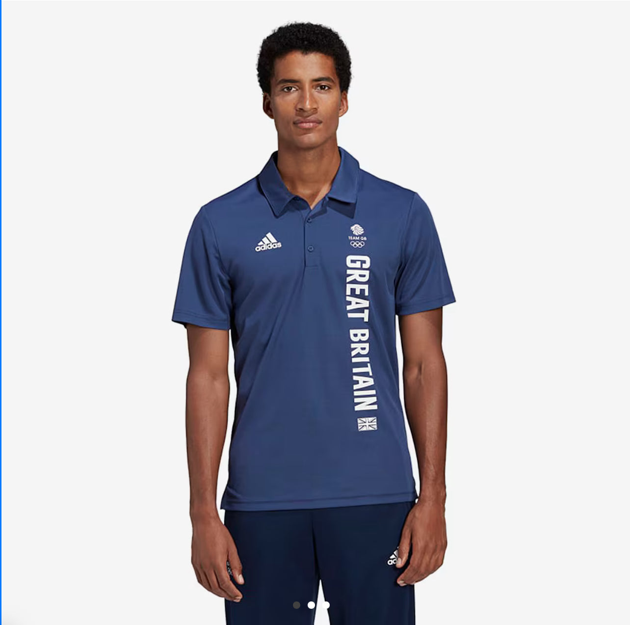 Mens Adidas Team GB Tech Polo
