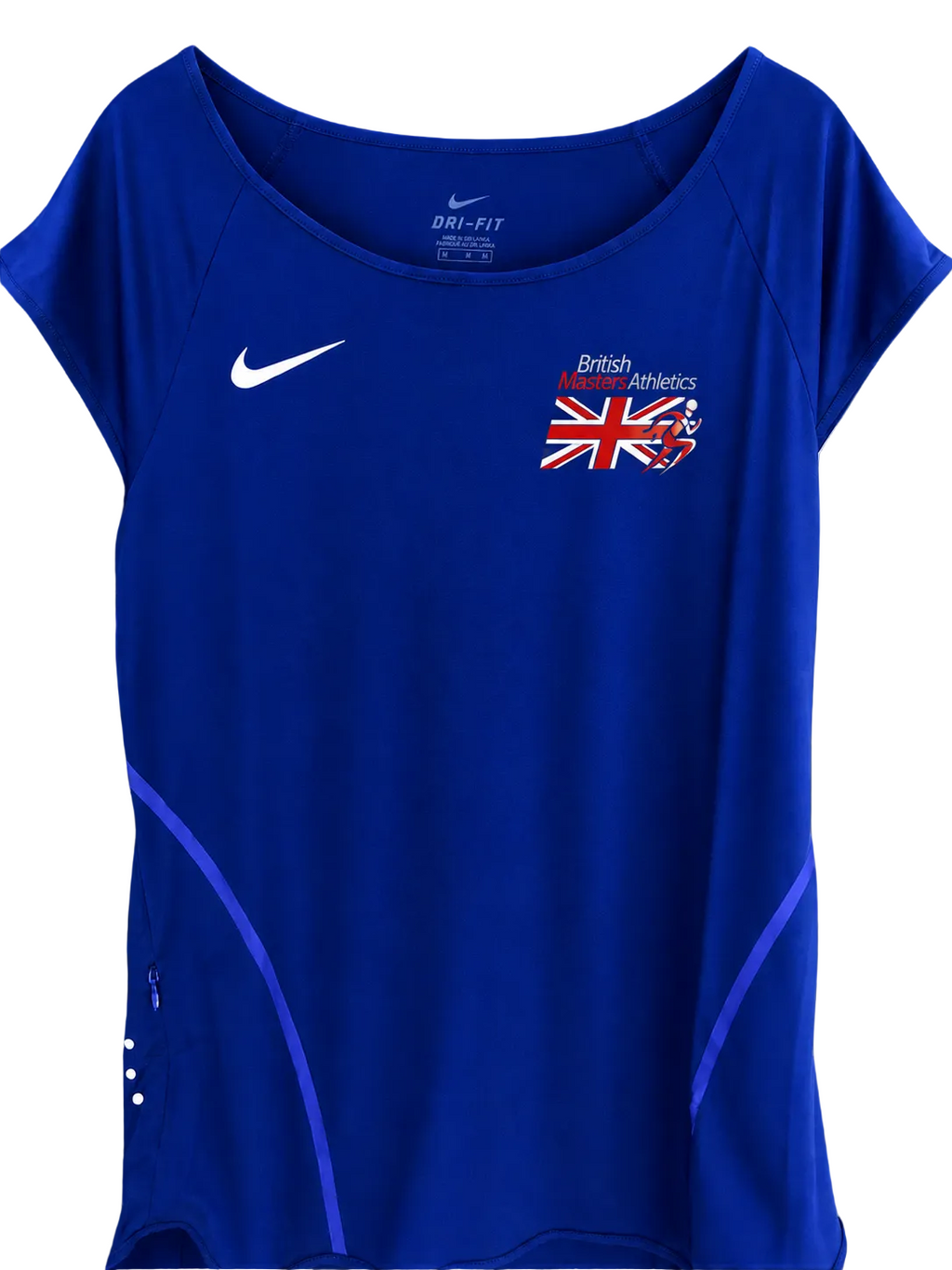 NEW! Ladies Nike Great Britain Masters Dri Fit Tee Blue - LESS THAN HALF PRICE only £15
