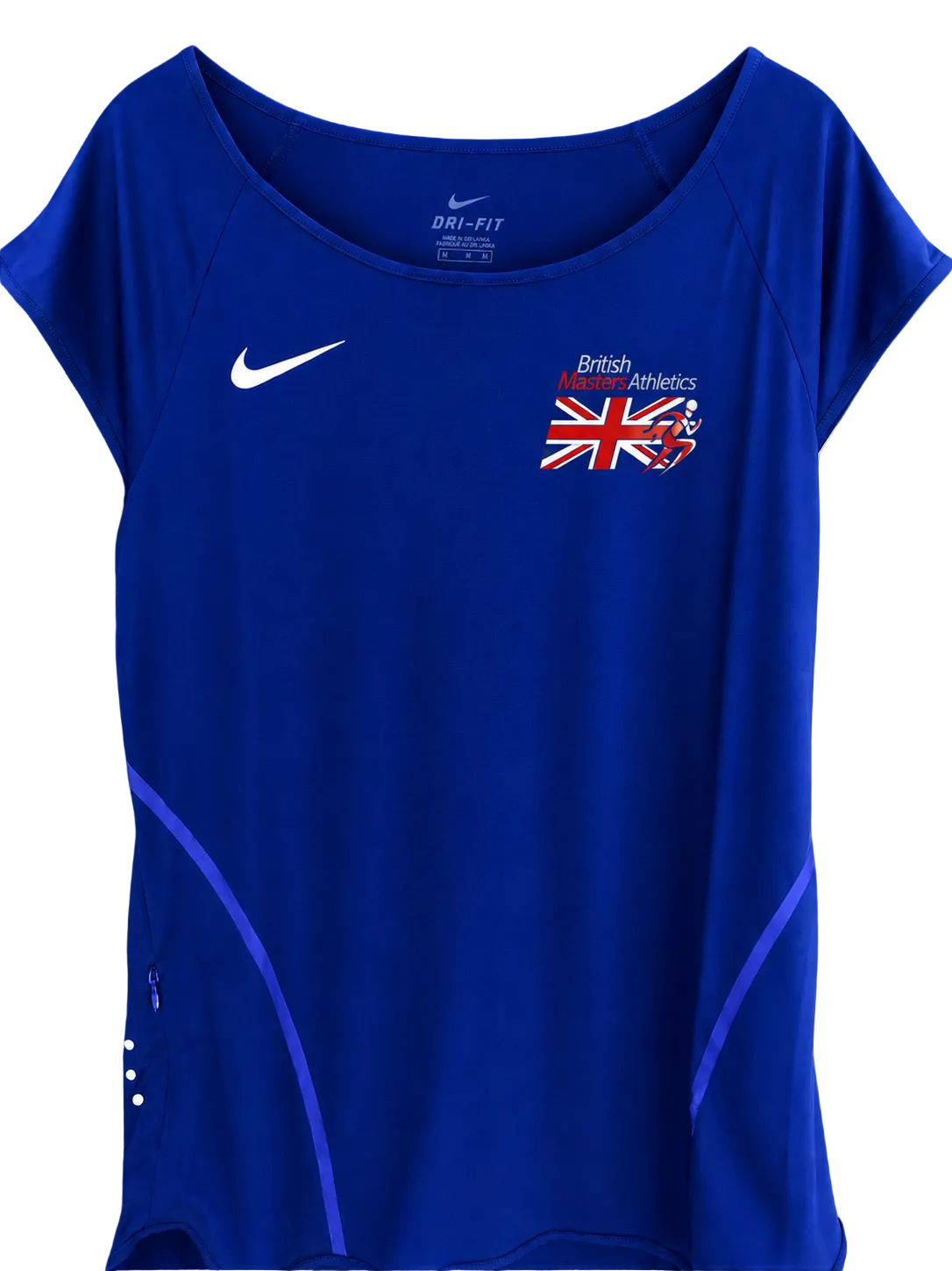 NEW! Ladies Nike Great Britain Masters Dri Fit Tee Blue - LESS THAN HALF PRICE only £15