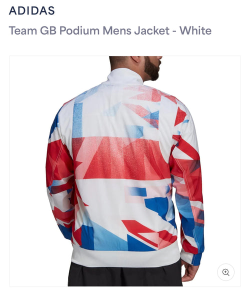 Adidas unisex Tokyo podium Great Britain jacket 80% OFF RRP