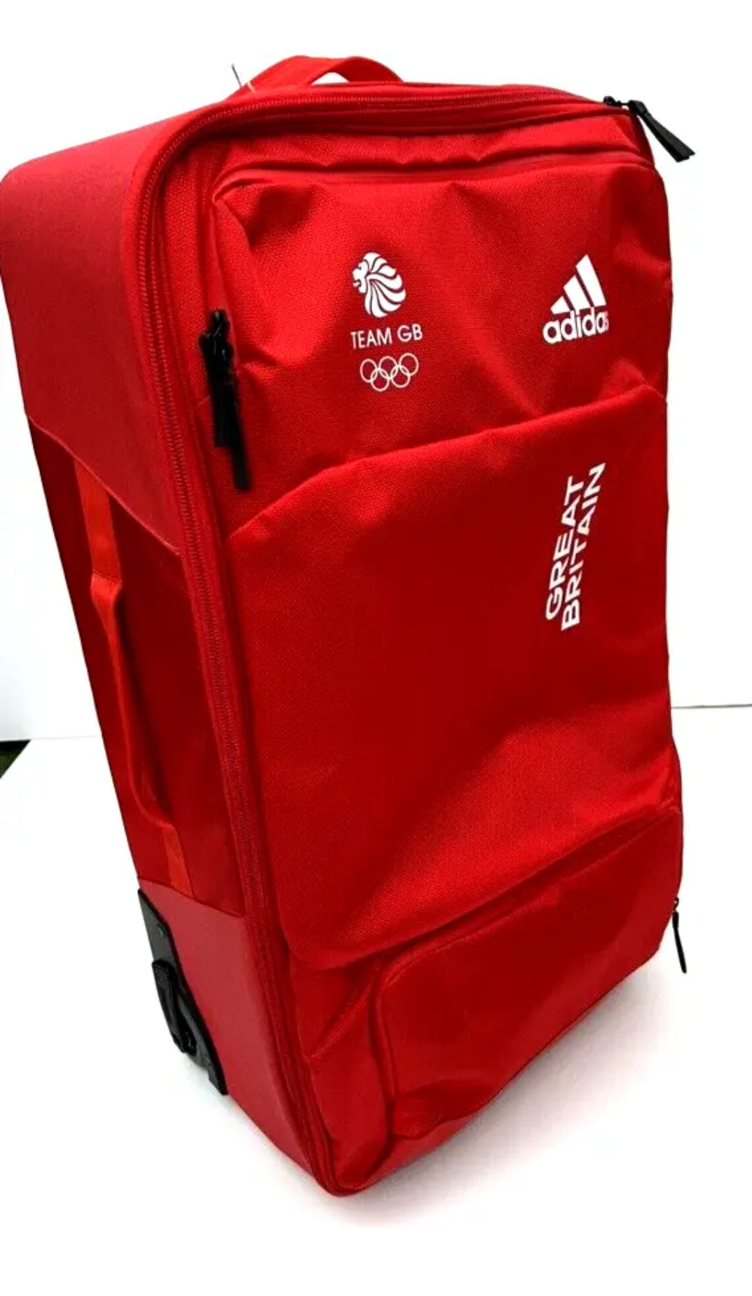 Red Adidas Team GB suitcase