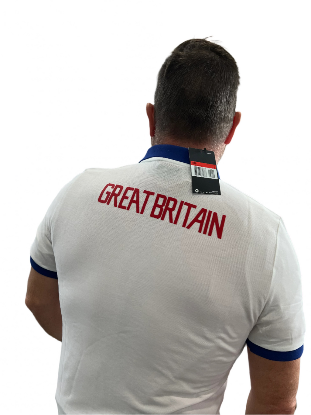 Men's Nike GB White Polo Shirt LESS THAN HALF PRICE only £10