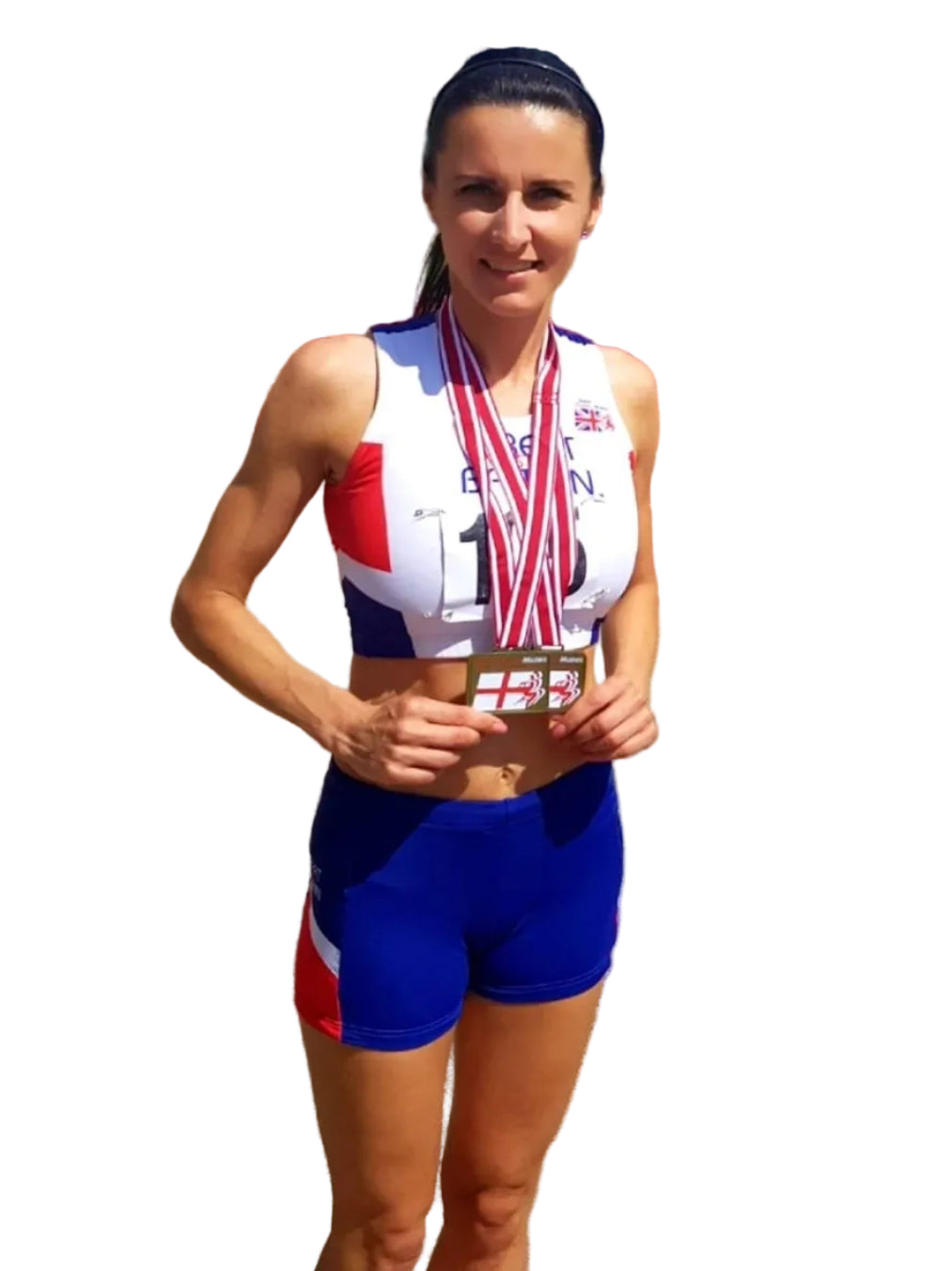 Bmaf Sample Ladies BMAF lycra crop top – British Masters Athletics